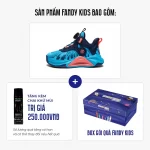 DN-Giày Fandy Kids Basketball Eva Lock Blue Navy